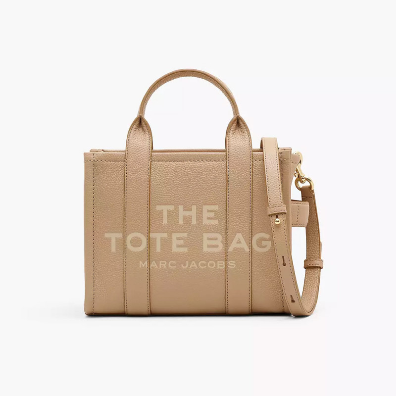Marc Jacobs The Leather Small Tote Bag – Camel