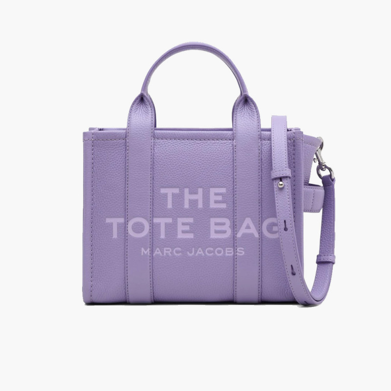Marc Jacobs The Leather Small Tote Bag – Lavender