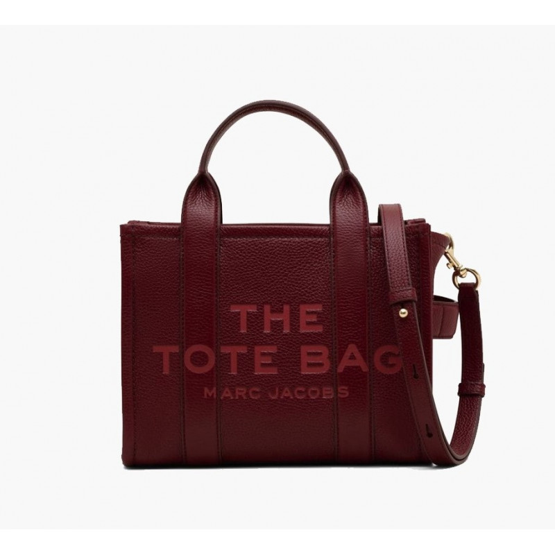 Marc Jacobs The Leather Small Tote Bag – Cherry