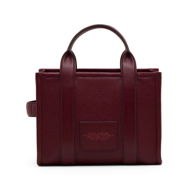 Marc Jacobs The Leather Small Tote Bag – Cherry