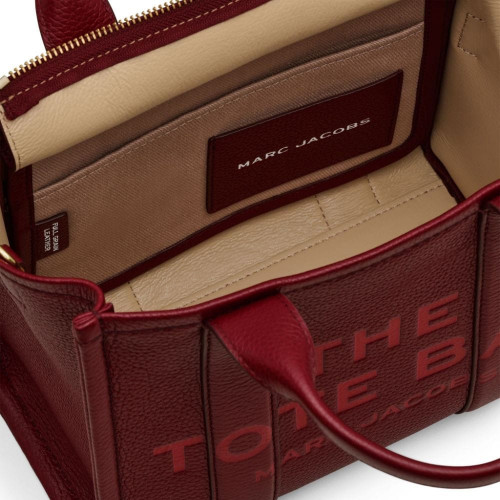 Сумка Marc Jacobs The Leather Small Tote Bag – Cherry