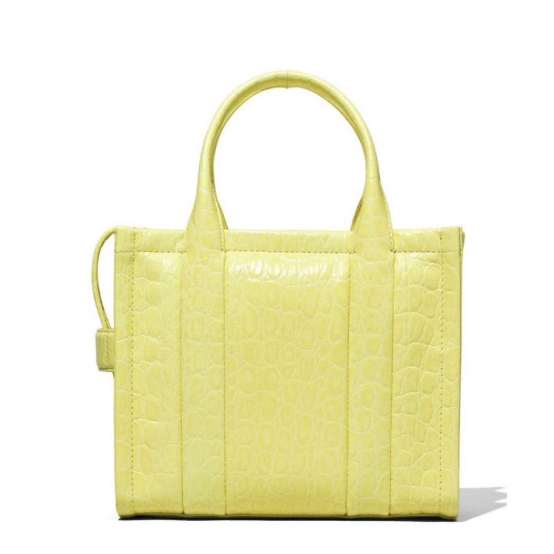 Marc Jacobs The Croc-Embossed Small Tote Bag – Tender Yellow
