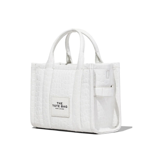 Сумка Marc Jacobs The Croc-Embossed Small Tote Bag – White