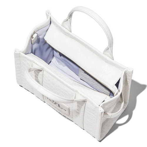 Сумка Marc Jacobs The Croc-Embossed Small Tote Bag – White