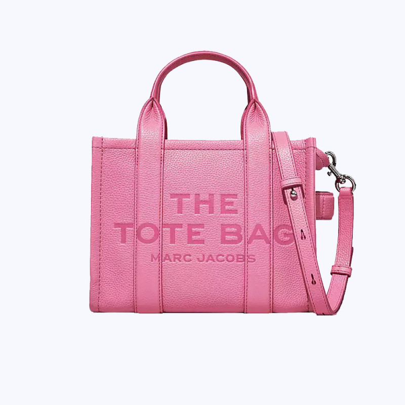Marc Jacobs The Leather Small Tote Bag – Candy Pink