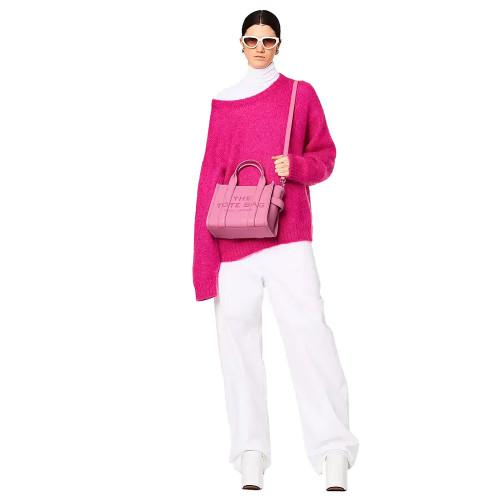 Сумка Marc Jacobs The Leather Small Tote Bag – Candy Pink
