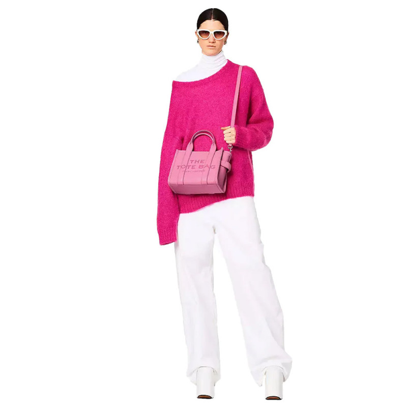 Marc Jacobs The Leather Small Tote Bag – Candy Pink