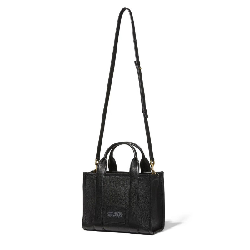 Marc Jacobs The Leather Small Tote Bag – Black