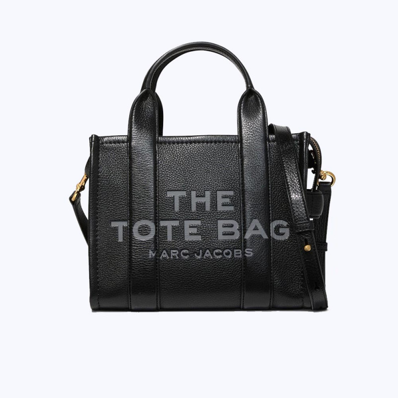 Marc Jacobs The Leather Small Tote Bag – Black