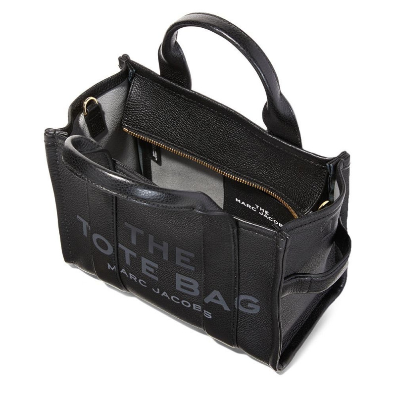 Marc Jacobs The Leather Small Tote Bag – Black