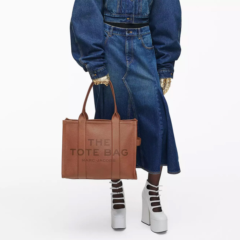 Сумка Marc Jacobs The Tote Bag Leather Large – Argan Oil