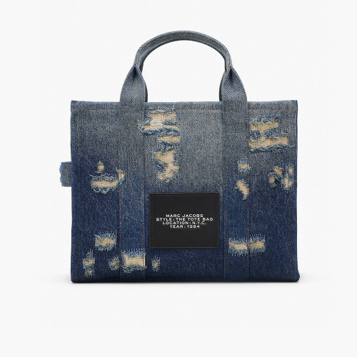 Сумка Marc Jacobs The Rip And Repair Denim Medium Tote Bag Punk Indigo