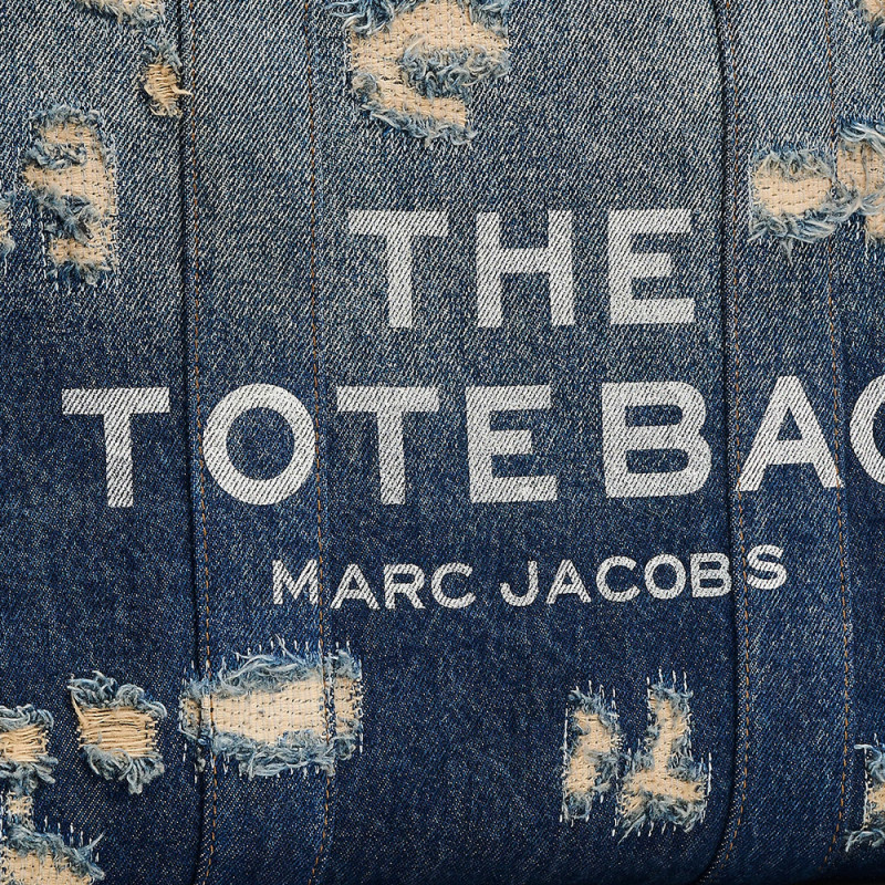 Сумка Marc Jacobs The Rip And Repair Denim Medium Tote Bag Punk Indigo