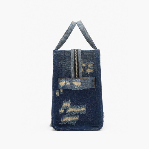 Сумка Marc Jacobs The Rip And Repair Denim Medium Tote Bag Punk Indigo