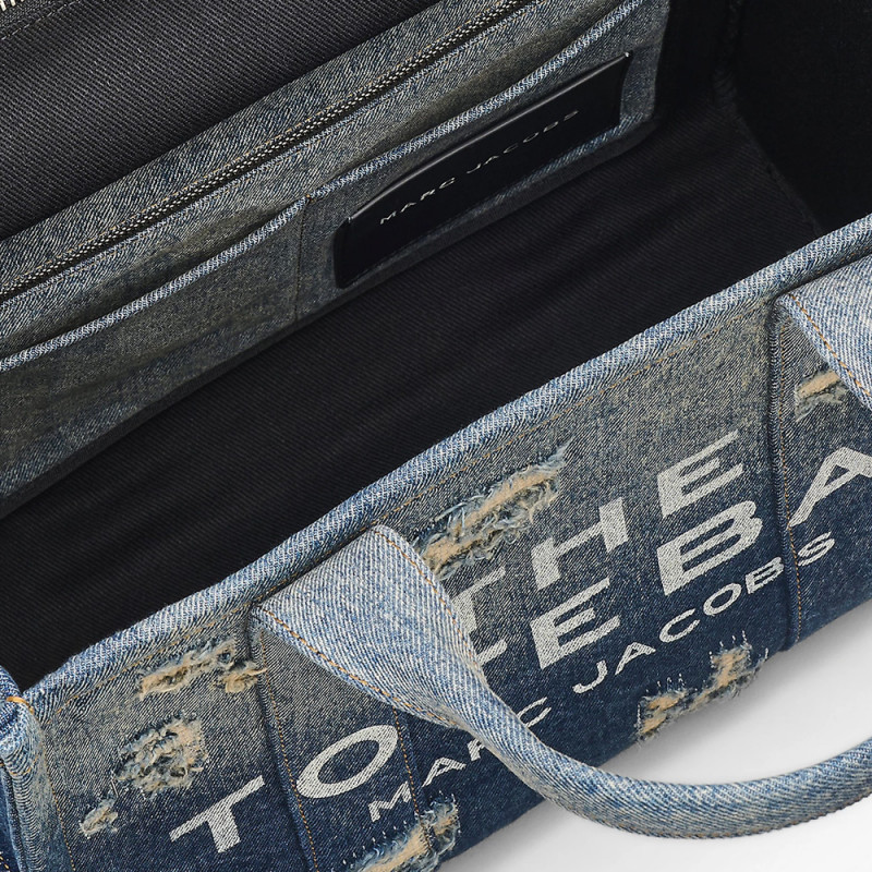 Сумка Marc Jacobs The Rip And Repair Denim Medium Tote Bag Punk Indigo