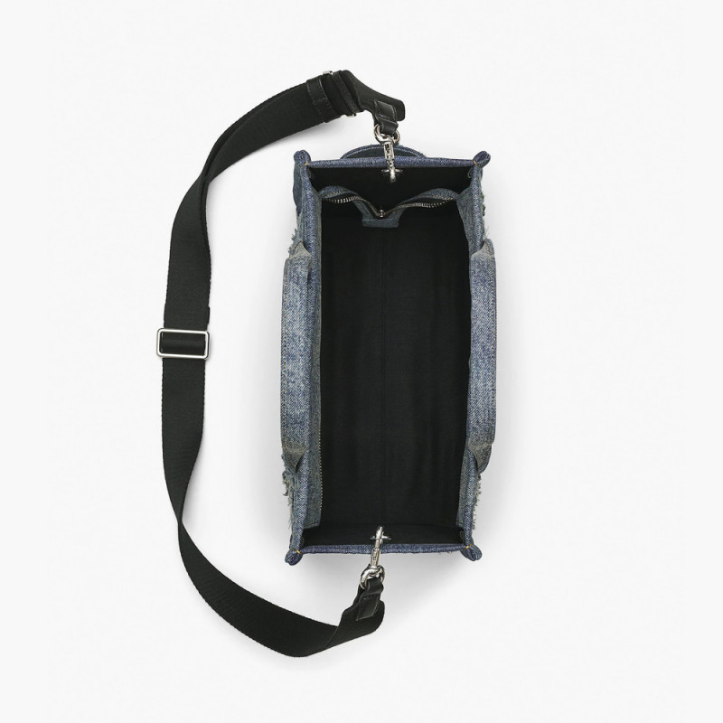 Сумка Marc Jacobs The Rip And Repair Denim Medium Tote Bag Punk Indigo