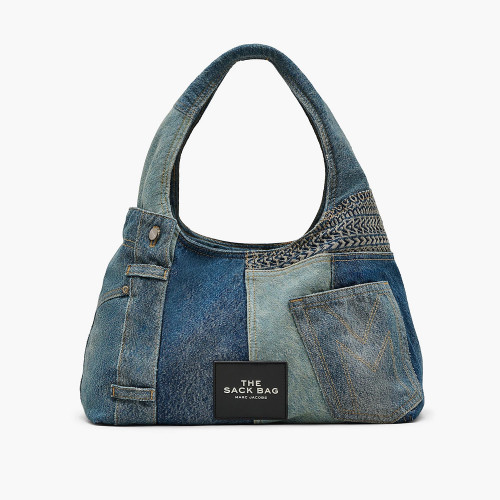 Сумка Marc Jacobs The Deconstructed Denim Sack Bag Indigo Multi