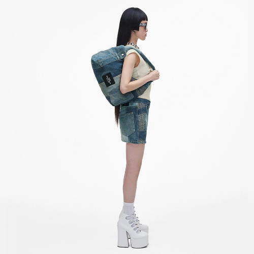 Сумка Marc Jacobs The Deconstructed Denim Sack Bag Indigo Multi