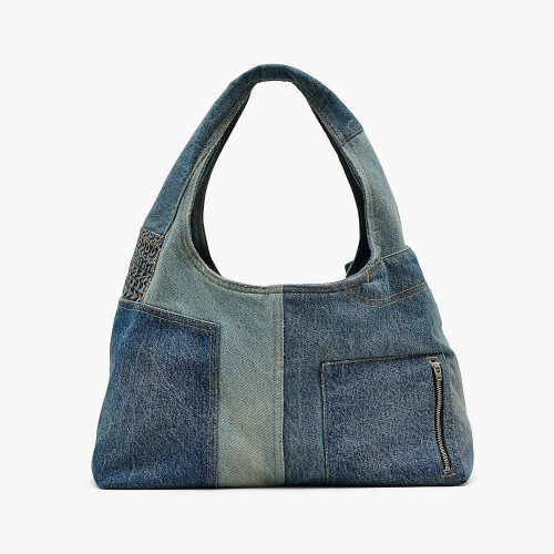 Сумка Marc Jacobs The Deconstructed Denim Sack Bag Indigo Multi