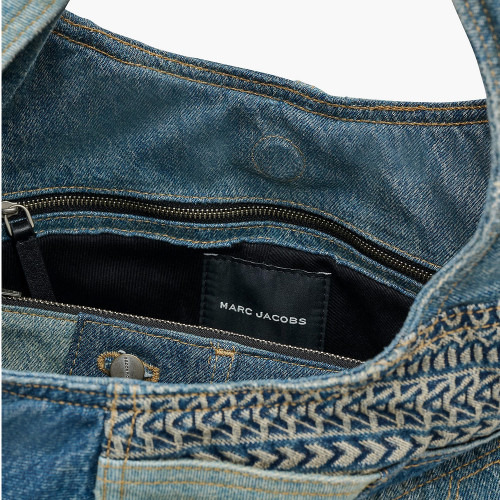 Сумка Marc Jacobs The Deconstructed Denim Sack Bag Indigo Multi
