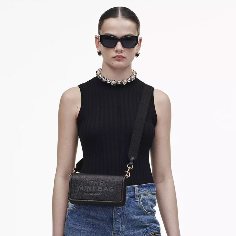 Сумка Marc Jacobs The Leather Mini Bag – Black