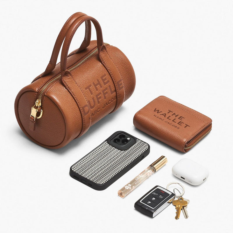Сумка Marc Jacobs The Duffle Bag Leather - Argan Oil