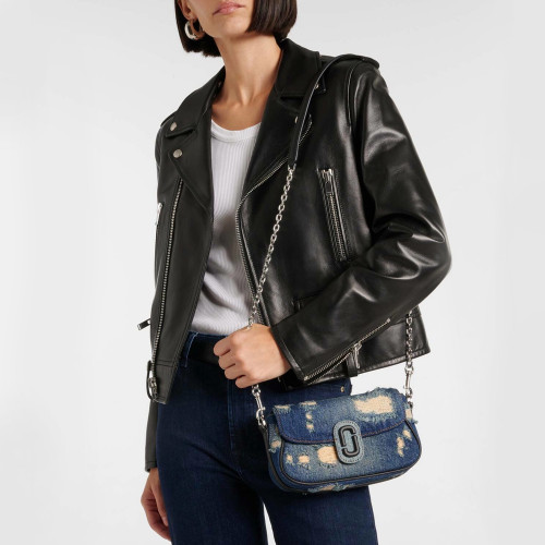 Сумка Marc Jacobs The Rip And Repair Denim Clover Bag Punc Indigo 