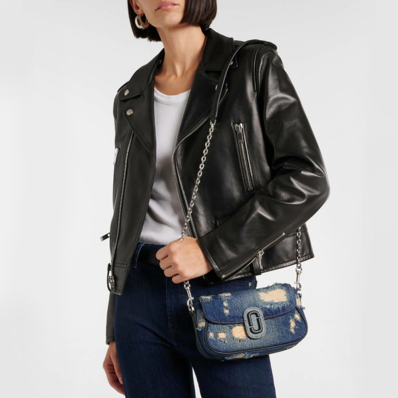 Сумка Marc Jacobs The Rip And Repair Denim Clover Bag Punc Indigo 
