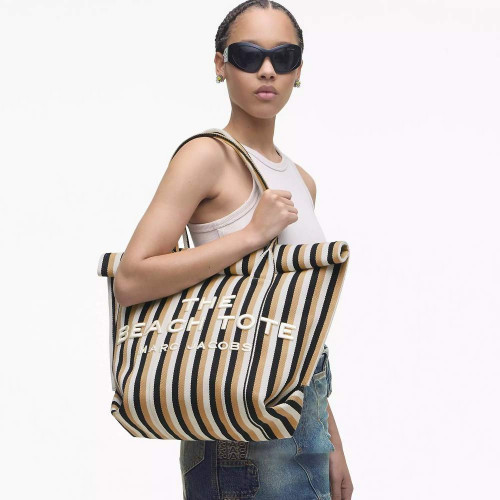 Сумка Marc Jacobs The Striped Jacquard Beach Tote Bad Camel Multi