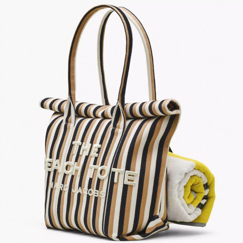 Сумка Marc Jacobs The Striped Jacquard Beach Tote Bad Camel Multi