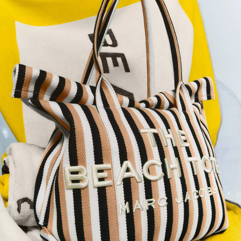 Сумка Marc Jacobs The Striped Jacquard Beach Tote Bad Camel Multi