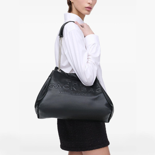 Сумка Marc Jacobs The Leather Chain Sack Bag Black