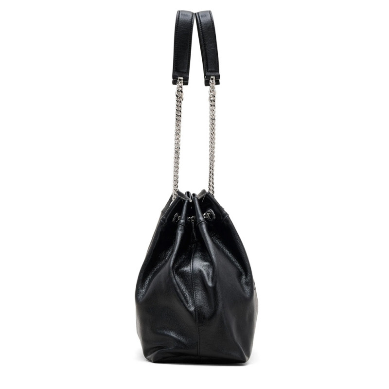 Сумка Marc Jacobs The Leather Chain Sack Bag Black
