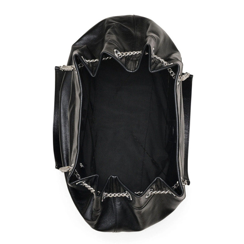 Сумка Marc Jacobs The Leather Chain Sack Bag Black