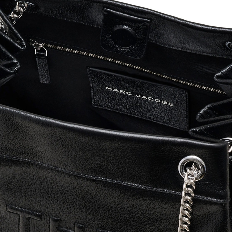 Сумка Marc Jacobs The Leather Chain Sack Bag Black