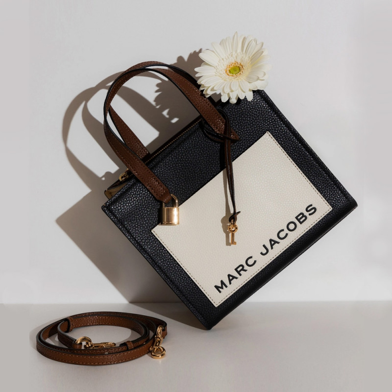 Сумка Marc Jacobs The Leather Mini Grind Tote Bag - Black Multi