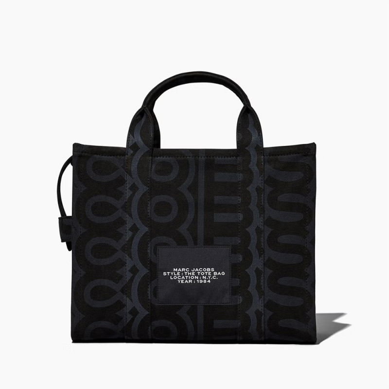 Сумка Marc Jacobs The Monogram Denim Medium Tote Bag Black Multi